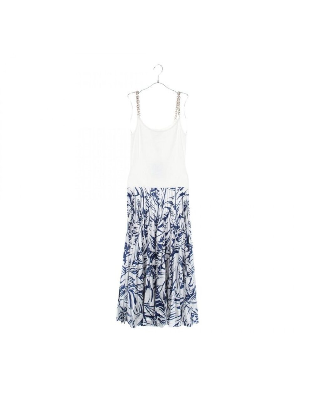 Louis Vuitton Dress Botanical Pleated Cami Silk Cotton